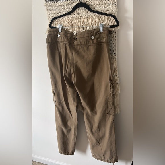 Danang Surplus Indochine Silk Blend Wide Leg Cargo Pants Y2K Adjustable Da-Nang - Picture 4 of 8